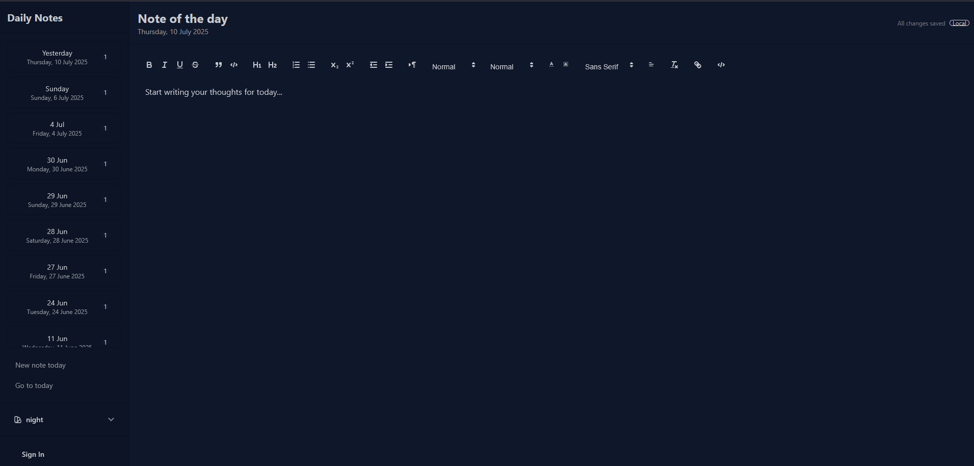 QNote Project
